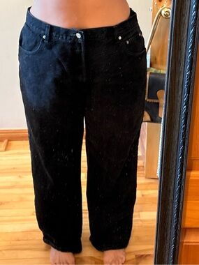 Tommy Hilfiger Black Straight-Leg Jeans
